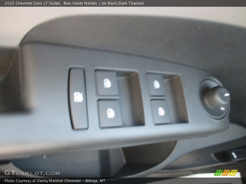 Blue Velvet Metallic / Jet Black/Dark Titanium 2015 Chevrolet Sonic LT Sedan