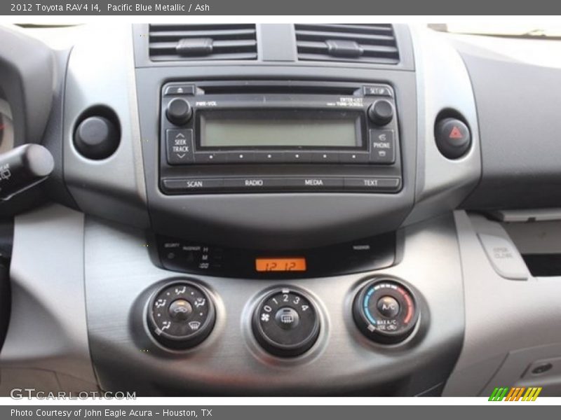 Pacific Blue Metallic / Ash 2012 Toyota RAV4 I4