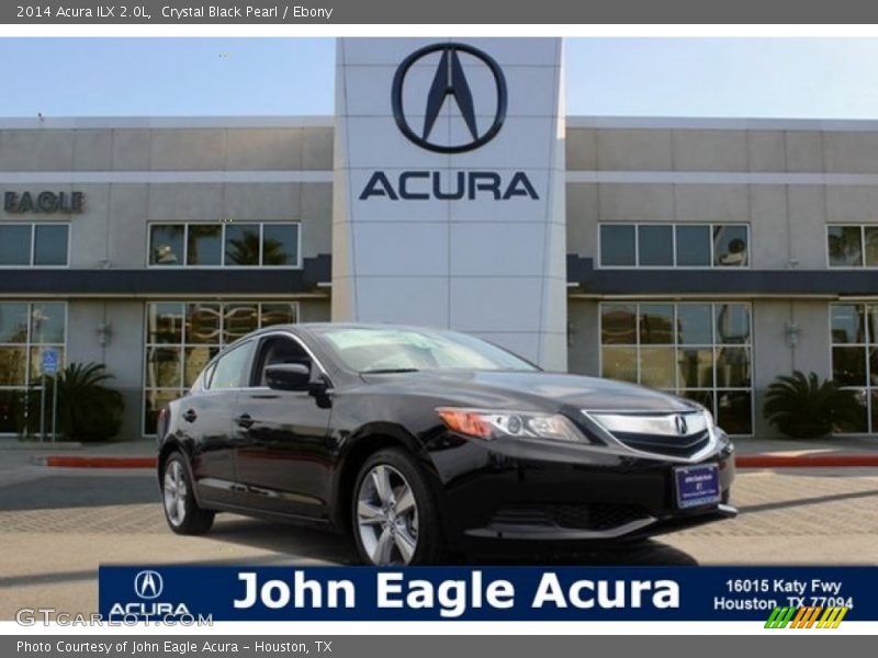 Crystal Black Pearl / Ebony 2014 Acura ILX 2.0L
