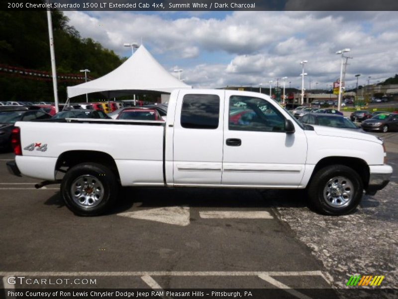 Summit White / Dark Charcoal 2006 Chevrolet Silverado 1500 LT Extended Cab 4x4