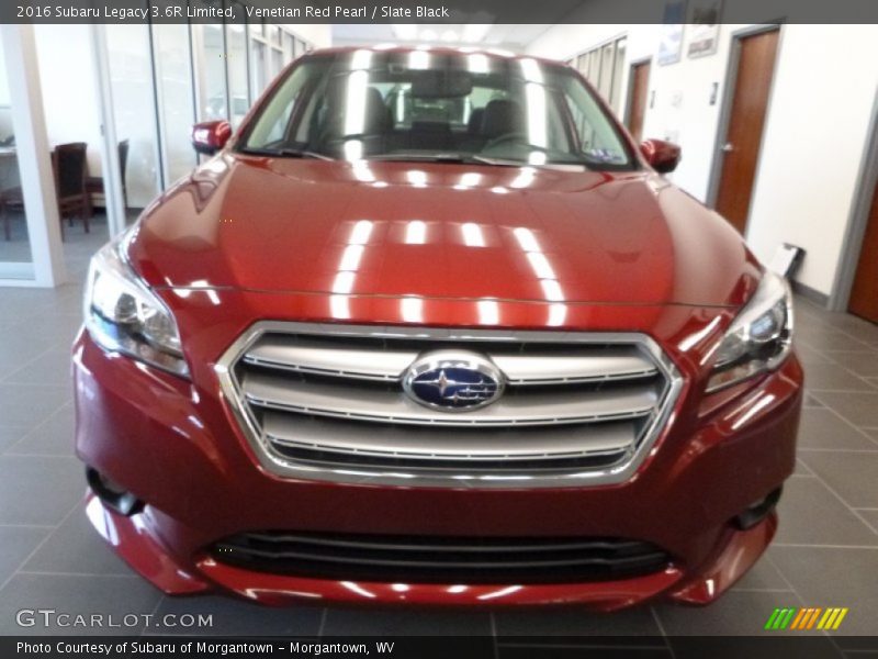 Venetian Red Pearl / Slate Black 2016 Subaru Legacy 3.6R Limited