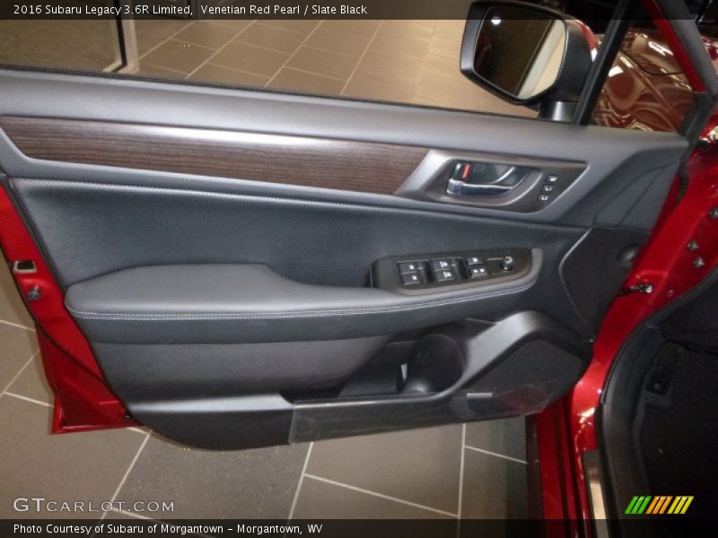 Venetian Red Pearl / Slate Black 2016 Subaru Legacy 3.6R Limited