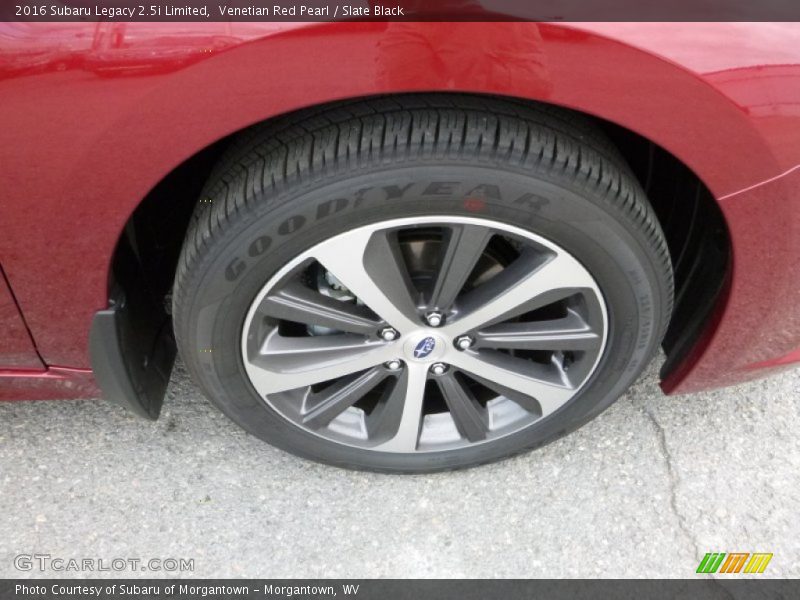 Venetian Red Pearl / Slate Black 2016 Subaru Legacy 2.5i Limited