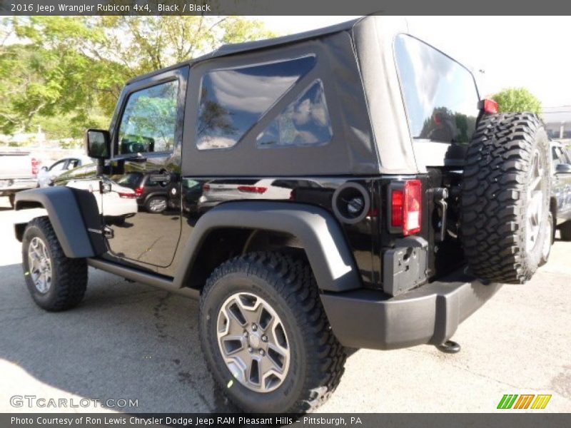 Black / Black 2016 Jeep Wrangler Rubicon 4x4