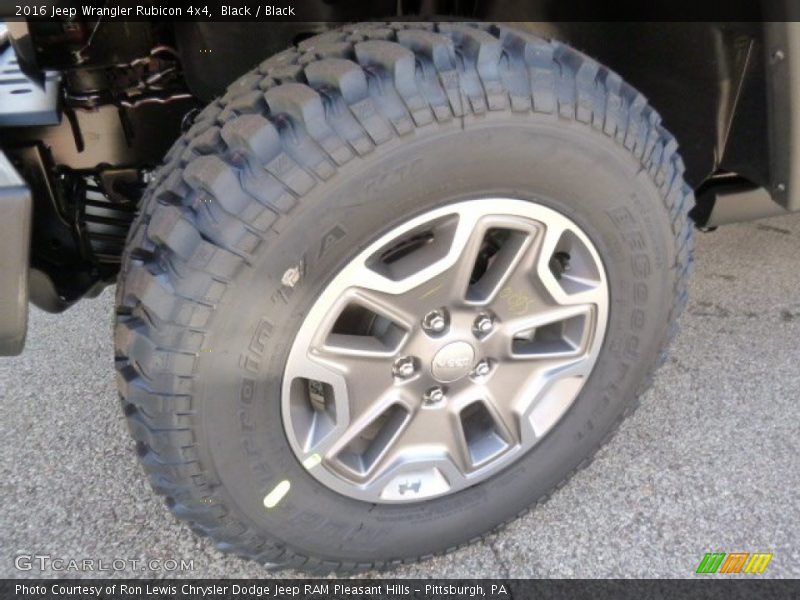 Black / Black 2016 Jeep Wrangler Rubicon 4x4
