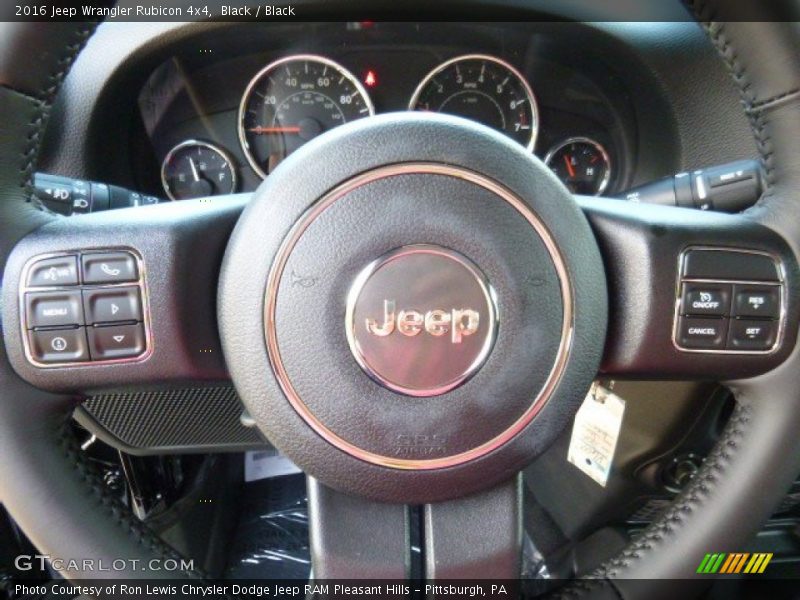 Black / Black 2016 Jeep Wrangler Rubicon 4x4