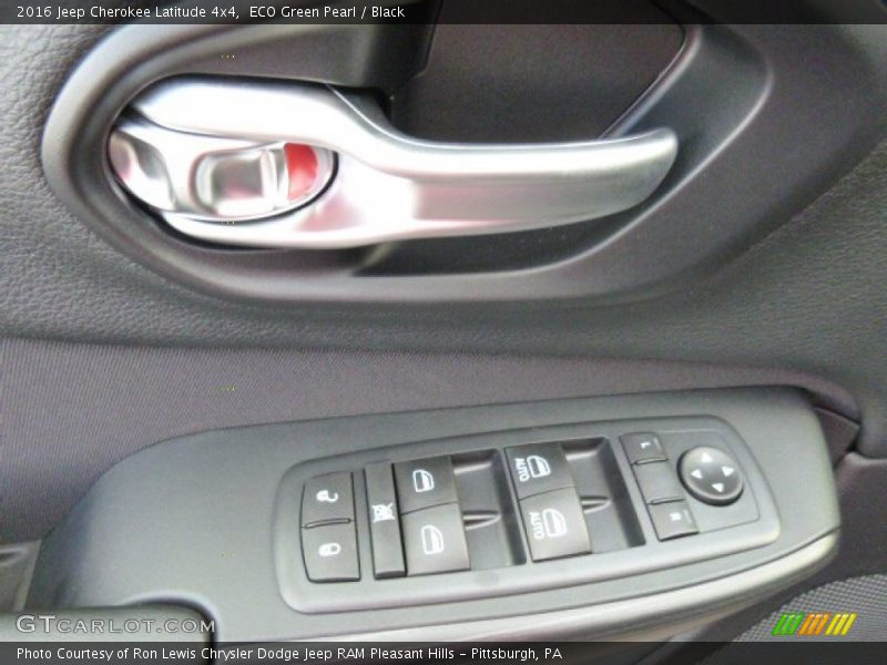 ECO Green Pearl / Black 2016 Jeep Cherokee Latitude 4x4