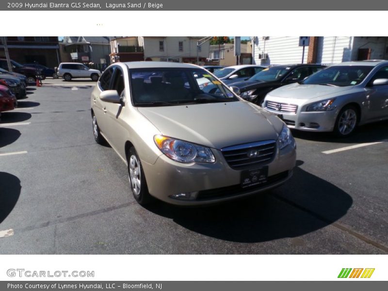 Laguna Sand / Beige 2009 Hyundai Elantra GLS Sedan