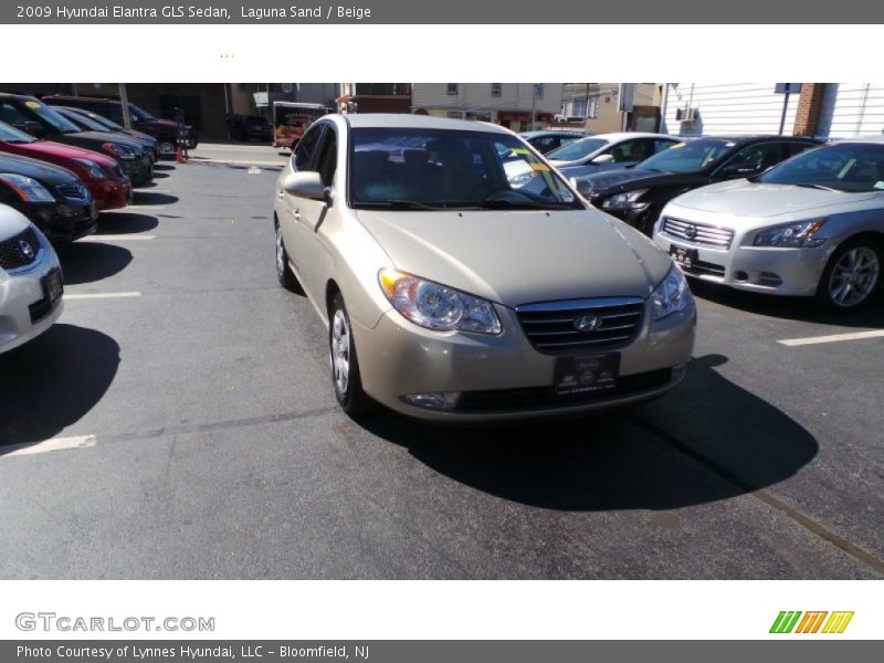Laguna Sand / Beige 2009 Hyundai Elantra GLS Sedan
