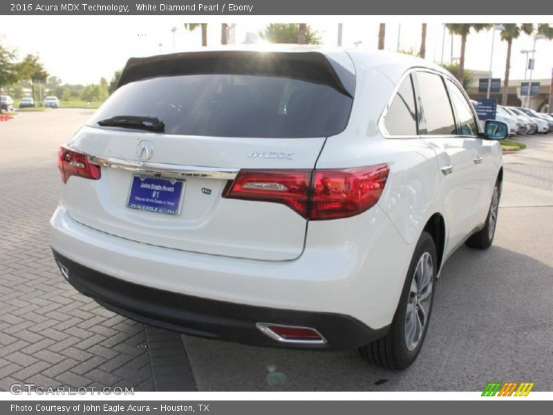 White Diamond Pearl / Ebony 2016 Acura MDX Technology
