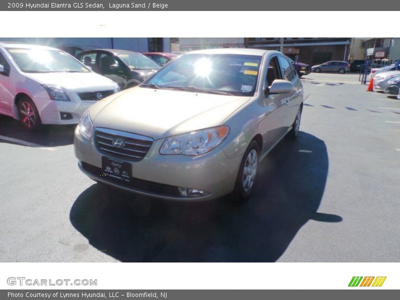 Laguna Sand / Beige 2009 Hyundai Elantra GLS Sedan