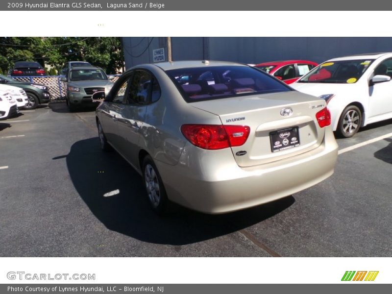 Laguna Sand / Beige 2009 Hyundai Elantra GLS Sedan