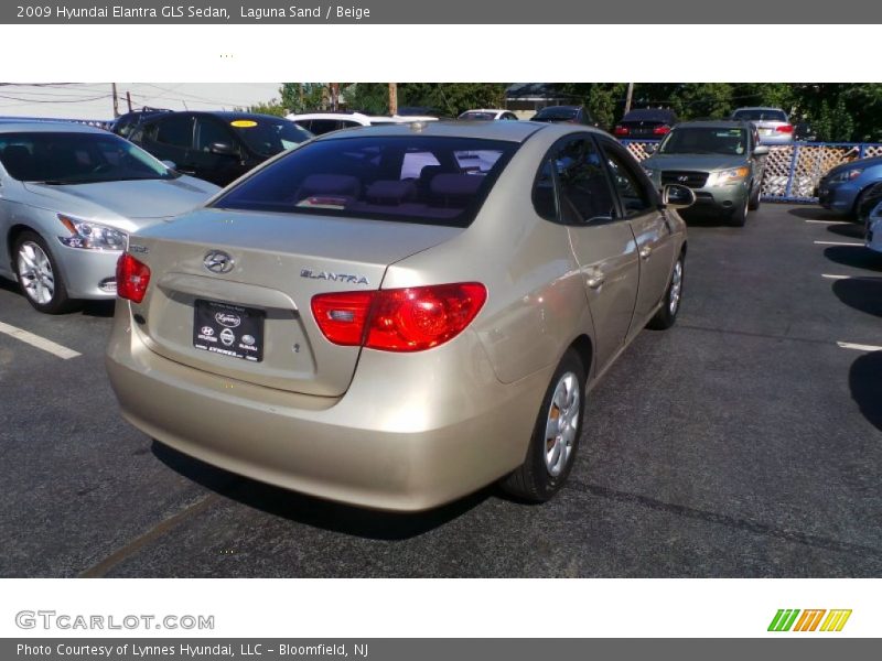 Laguna Sand / Beige 2009 Hyundai Elantra GLS Sedan