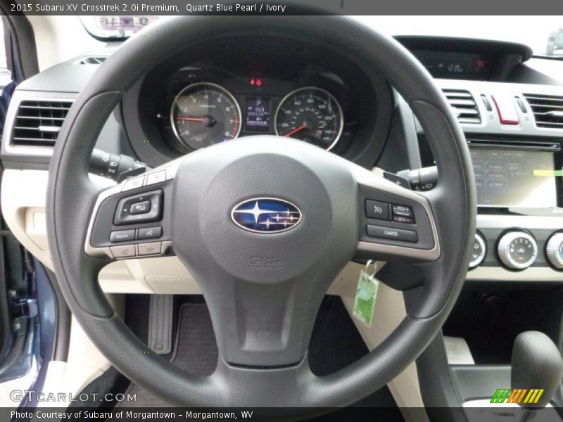 Quartz Blue Pearl / Ivory 2015 Subaru XV Crosstrek 2.0i Premium