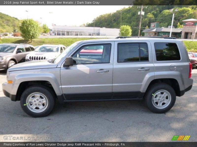 Billet Silver Metallic / Dark Slate Gray 2016 Jeep Patriot Sport 4x4