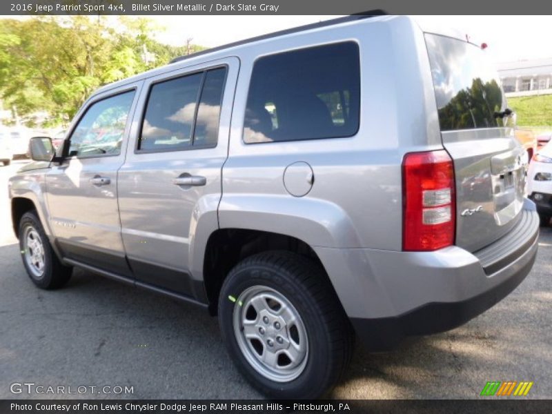 Billet Silver Metallic / Dark Slate Gray 2016 Jeep Patriot Sport 4x4