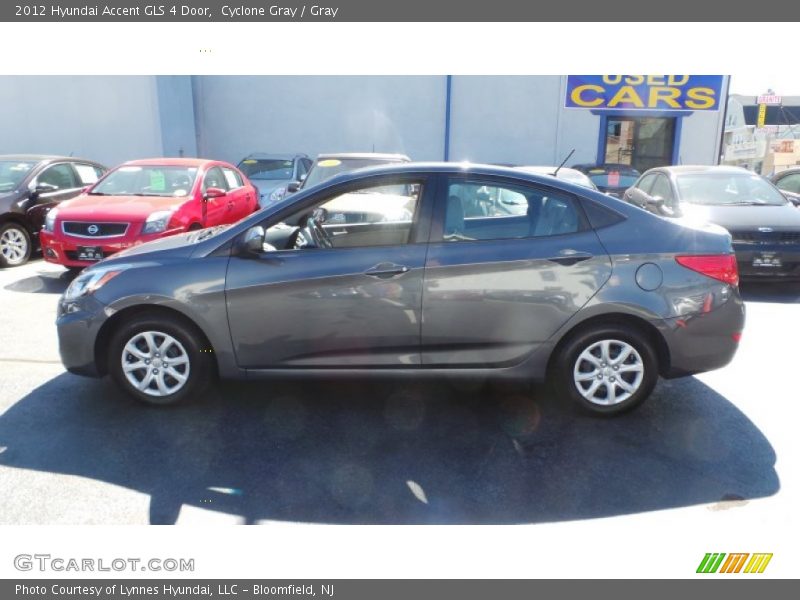 Cyclone Gray / Gray 2012 Hyundai Accent GLS 4 Door