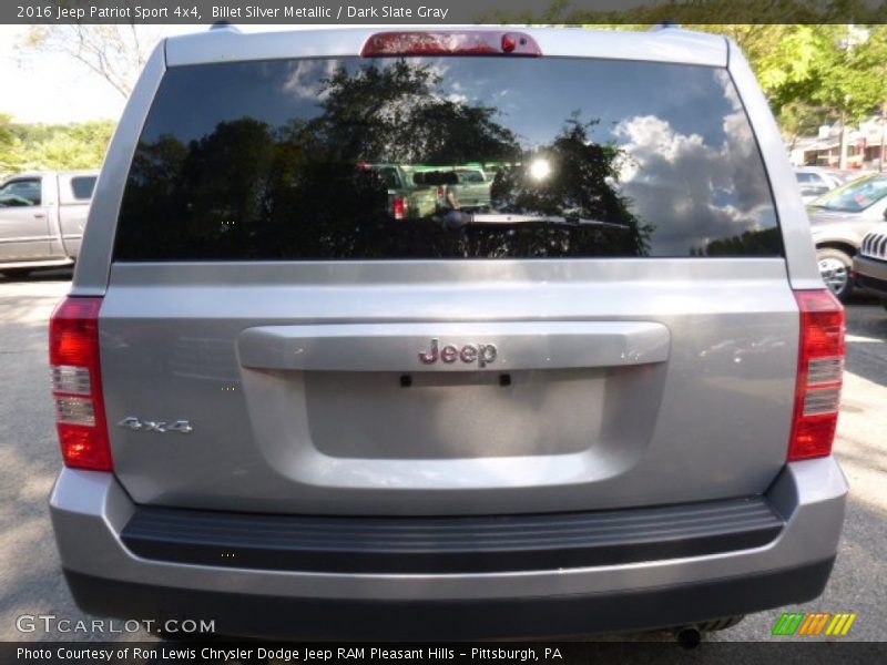Billet Silver Metallic / Dark Slate Gray 2016 Jeep Patriot Sport 4x4