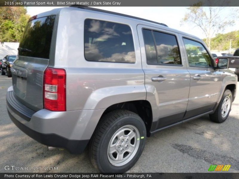 Billet Silver Metallic / Dark Slate Gray 2016 Jeep Patriot Sport 4x4