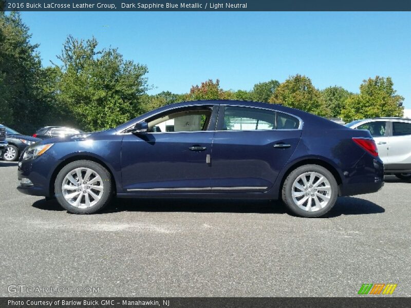  2016 LaCrosse Leather Group Dark Sapphire Blue Metallic