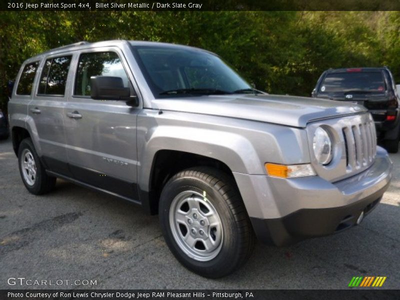 Billet Silver Metallic / Dark Slate Gray 2016 Jeep Patriot Sport 4x4