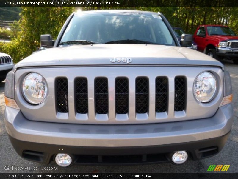 Billet Silver Metallic / Dark Slate Gray 2016 Jeep Patriot Sport 4x4