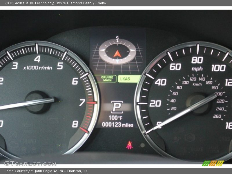 White Diamond Pearl / Ebony 2016 Acura MDX Technology