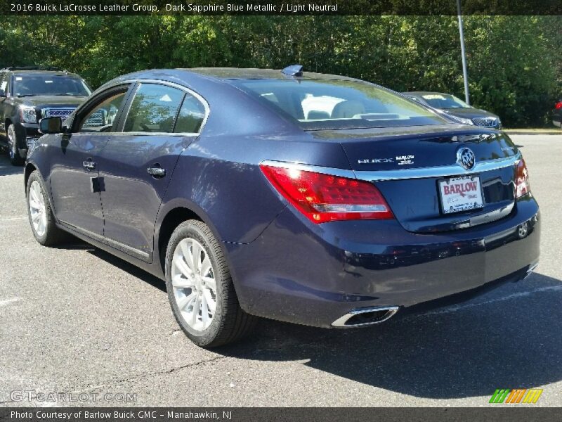 Dark Sapphire Blue Metallic / Light Neutral 2016 Buick LaCrosse Leather Group