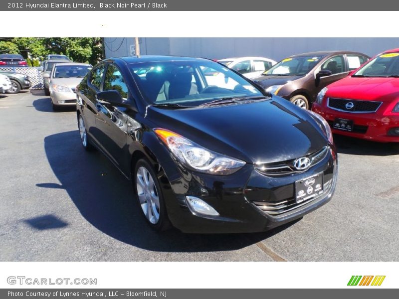 Black Noir Pearl / Black 2012 Hyundai Elantra Limited