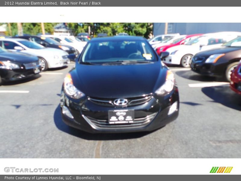 Black Noir Pearl / Black 2012 Hyundai Elantra Limited