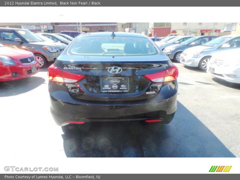 Black Noir Pearl / Black 2012 Hyundai Elantra Limited