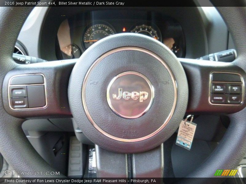 Billet Silver Metallic / Dark Slate Gray 2016 Jeep Patriot Sport 4x4