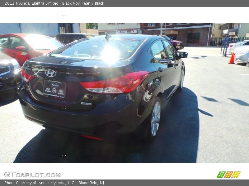 Black Noir Pearl / Black 2012 Hyundai Elantra Limited