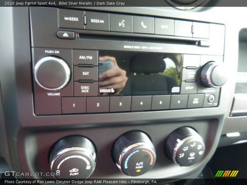 Billet Silver Metallic / Dark Slate Gray 2016 Jeep Patriot Sport 4x4