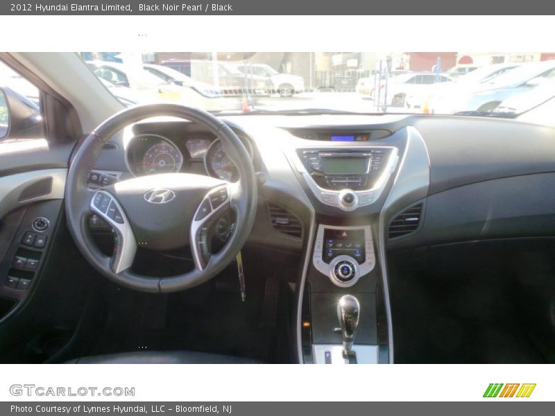 Black Noir Pearl / Black 2012 Hyundai Elantra Limited