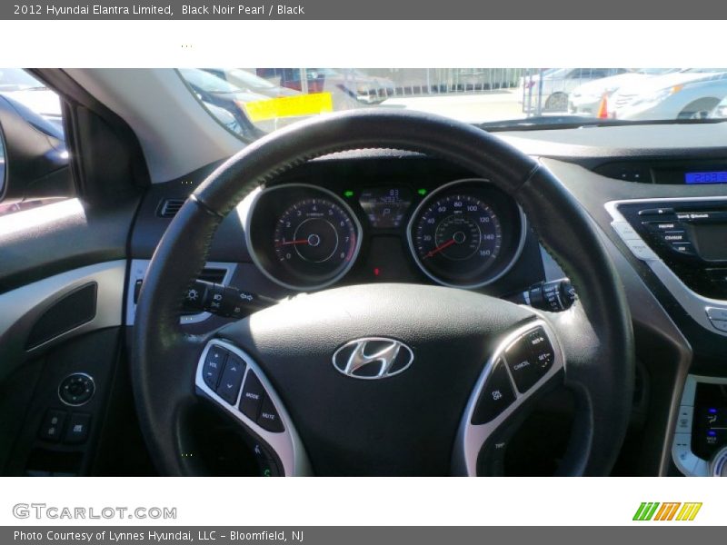 Black Noir Pearl / Black 2012 Hyundai Elantra Limited