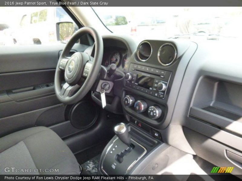 True Blue Pearl / Dark Slate Gray 2016 Jeep Patriot Sport