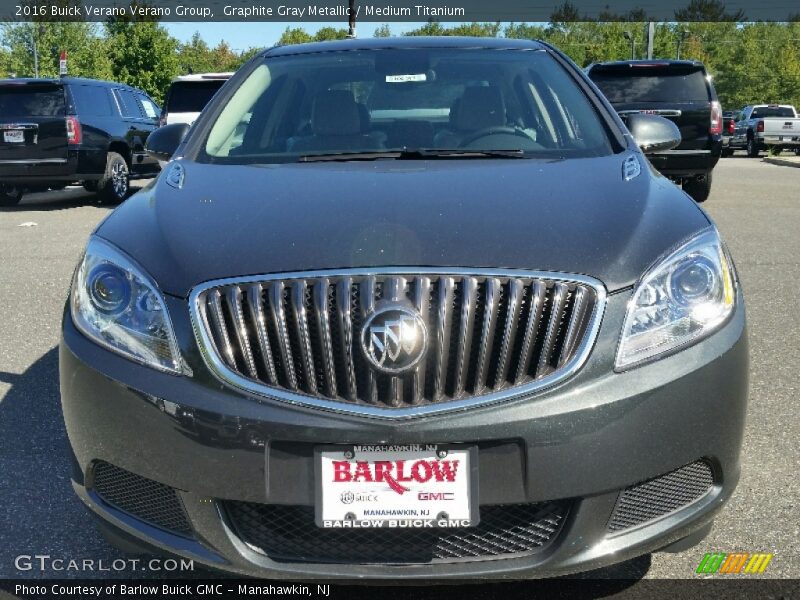 Graphite Gray Metallic / Medium Titanium 2016 Buick Verano Verano Group