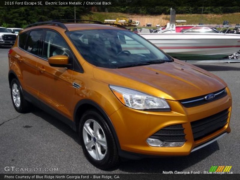 Electric Spice Metallic / Charcoal Black 2016 Ford Escape SE