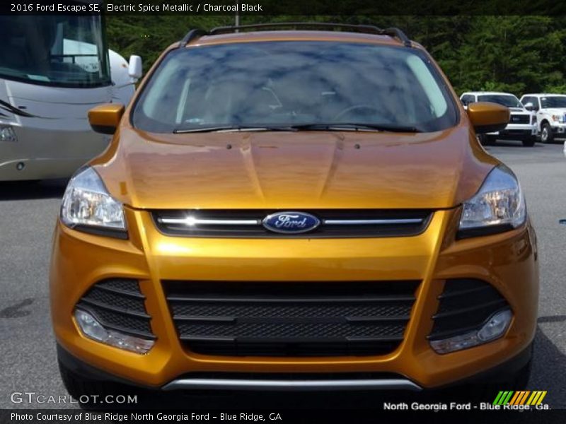 Electric Spice Metallic / Charcoal Black 2016 Ford Escape SE