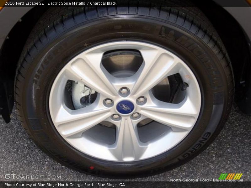 Electric Spice Metallic / Charcoal Black 2016 Ford Escape SE