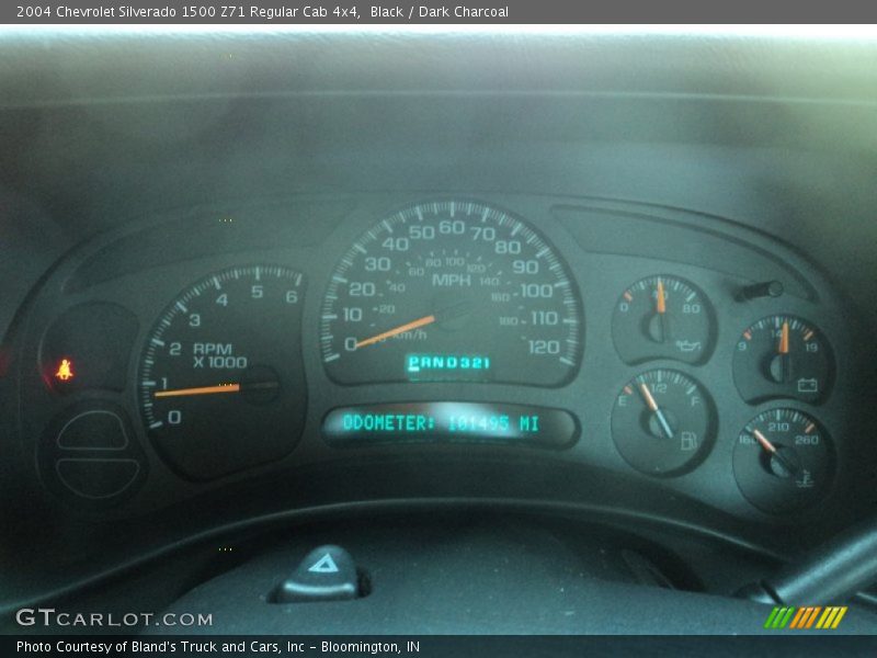 Black / Dark Charcoal 2004 Chevrolet Silverado 1500 Z71 Regular Cab 4x4