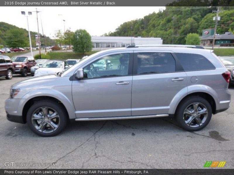 Billet Silver Metallic / Black 2016 Dodge Journey Crossroad AWD