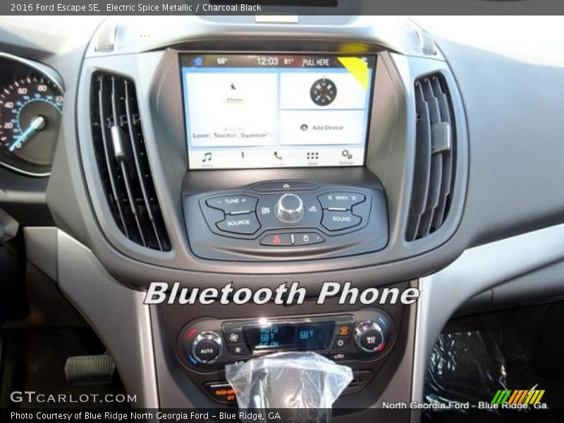 Electric Spice Metallic / Charcoal Black 2016 Ford Escape SE