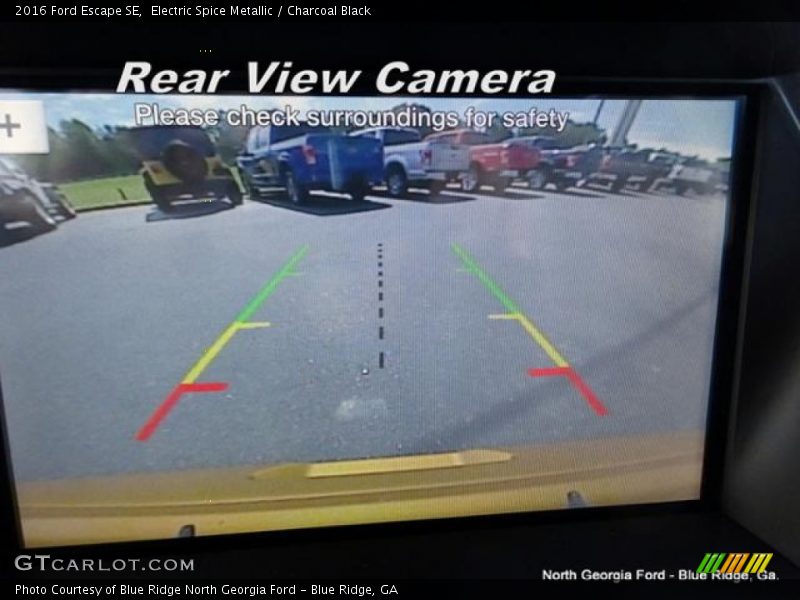 Electric Spice Metallic / Charcoal Black 2016 Ford Escape SE