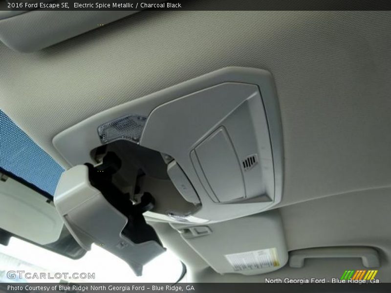 Electric Spice Metallic / Charcoal Black 2016 Ford Escape SE