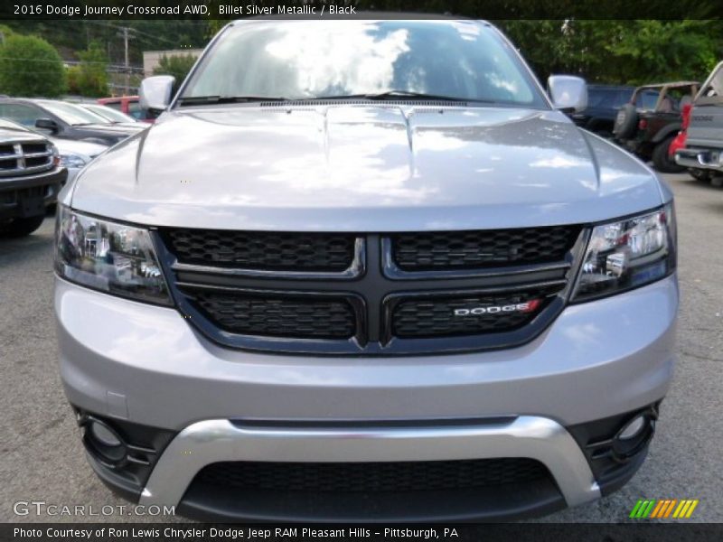 Billet Silver Metallic / Black 2016 Dodge Journey Crossroad AWD