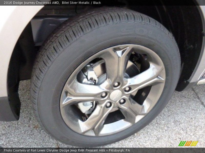Billet Silver Metallic / Black 2016 Dodge Journey Crossroad AWD