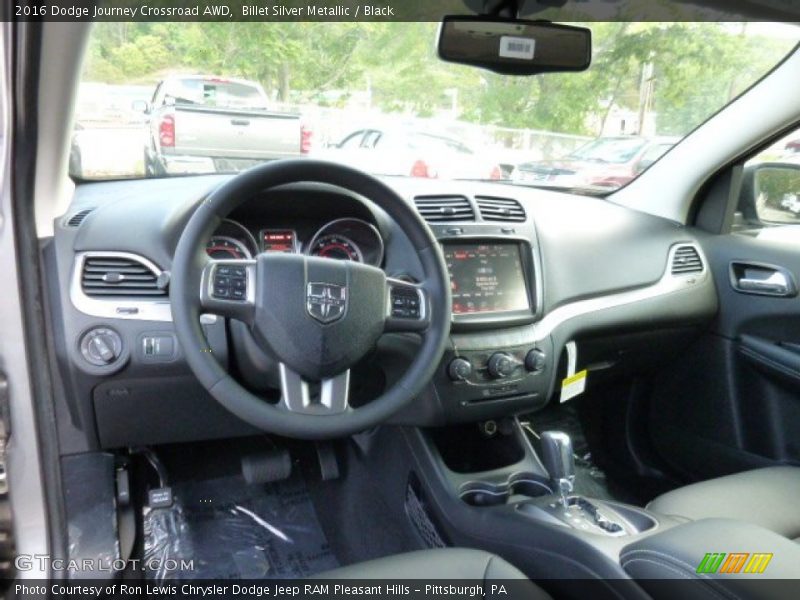 Billet Silver Metallic / Black 2016 Dodge Journey Crossroad AWD