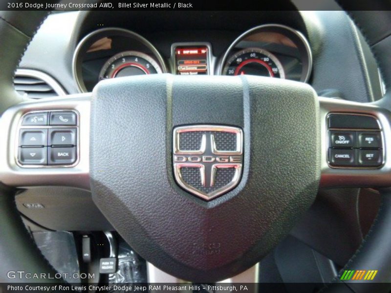 Billet Silver Metallic / Black 2016 Dodge Journey Crossroad AWD